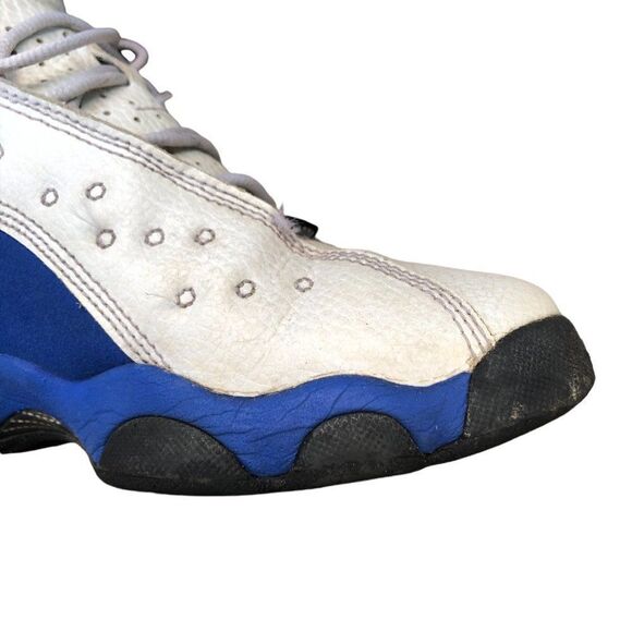 Rare 2017 air jordan 13 retro white hyper royal black size 7.5 - Picture 10 of 14